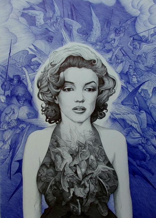Interesting Pencil And Pen Drawings Step by Step Ballpoint Pen Drawings | Pencil Drawings By Alexandra Miron | Artsy Pics