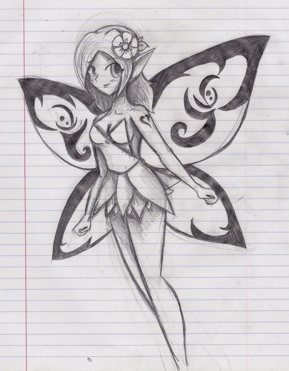 Interesting Pencil Drawing Fairies Tutorials Easy Pencil Drawing - Google Zoeken | Art In 2019 | Fairy Drawings Image