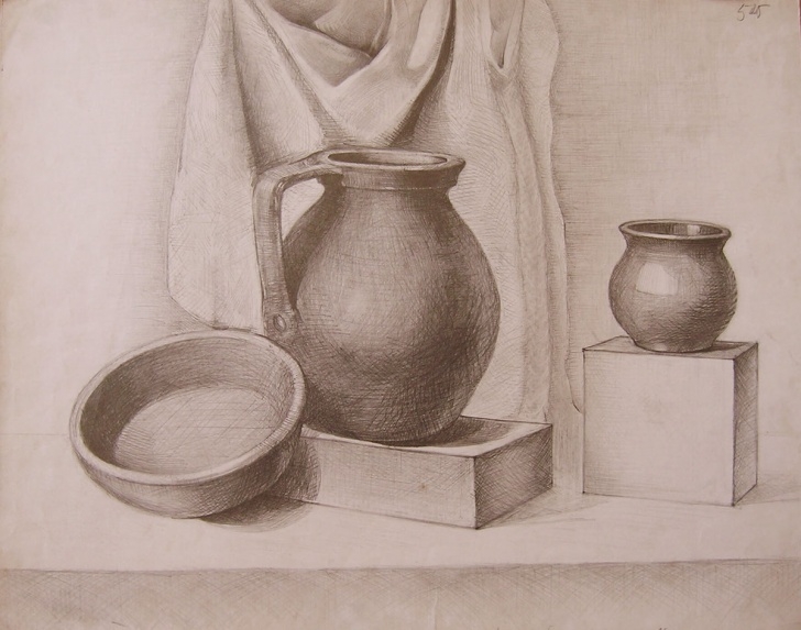 Interesting Pencil Still Life Simple Still Life - Pencil On Behance Image