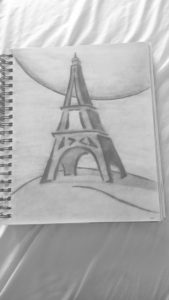 Interesting Simple Pencil Shading Drawings Lessons Finally Made That Drawing Of The #eiffeltower #paris #drawing Picture