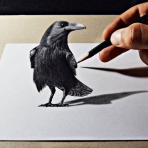 3D Art Drawing Pencil