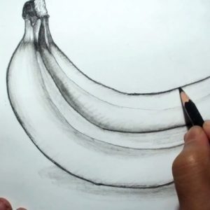 Banana Pencil Drawing