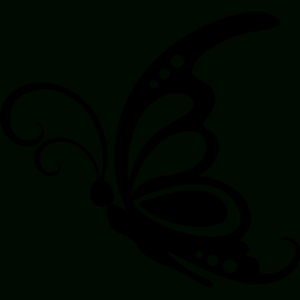 Butterfly Stencil Art