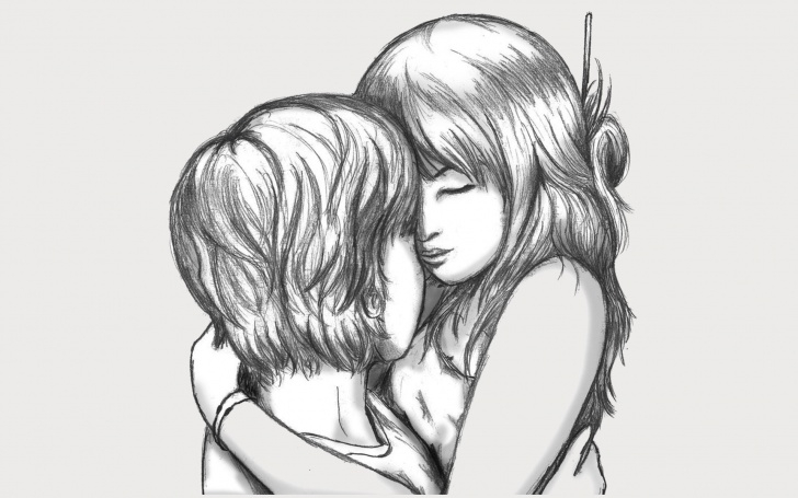 Learn Couple Sketches To Draw Tutorials 27+ Love Drawings, Pencil Drawings, Sketches | Freecreatives Photo