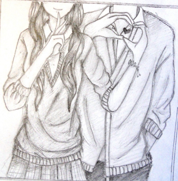 Learn Cute Love Drawings In Pencil Lessons Pin By Khanak Jakhar On Sketches In 2019 | Cute Couple Drawings Picture