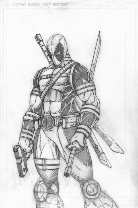 Learn Deadpool Drawing In Pencil Techniques for Beginners Deadpool Drawing In Pencil Full Body At Paintingvalley | Explore Picture