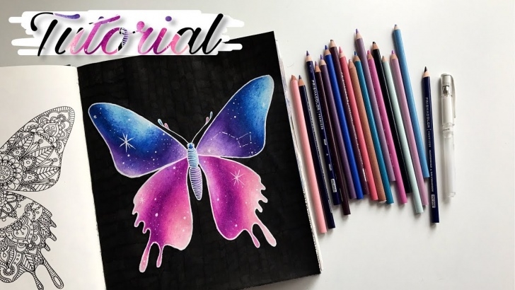 Learn Galaxy Drawings With Colored Pencils Techniques for Beginners Tutorial: Easy Galaxy With Colored Pencils Images