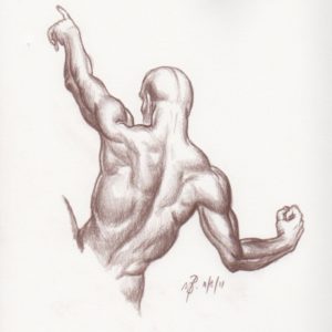 Human Body Pencil Drawing