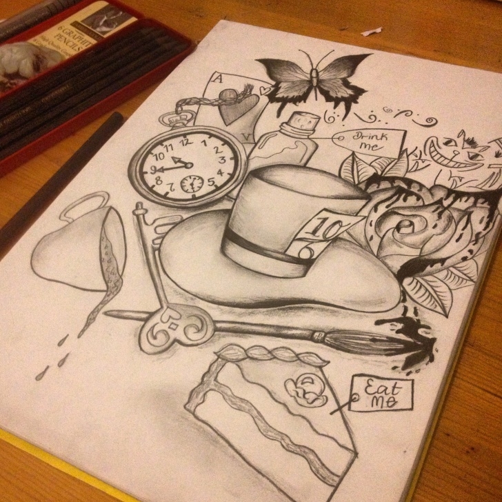 Learning Alice In Wonderland Pencil Drawings Courses Alice In Wonderland Drawing | Drawing | Alice In Wonderland Drawings Picture