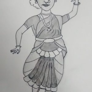 Bharatanatyam Pencil Sketches
