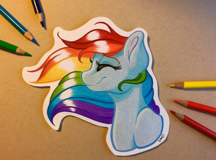 Learning Cute Colored Pencil Drawings Simple 1769699 - Artist:emberslament, Bust, Colored Pencil Drawing, Colored Pics