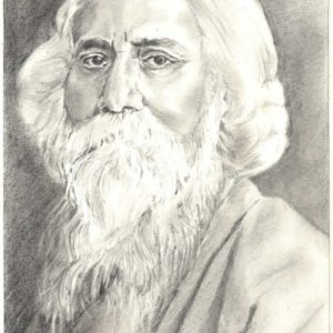 Pencil Sketch Of Rabindranath Tagore