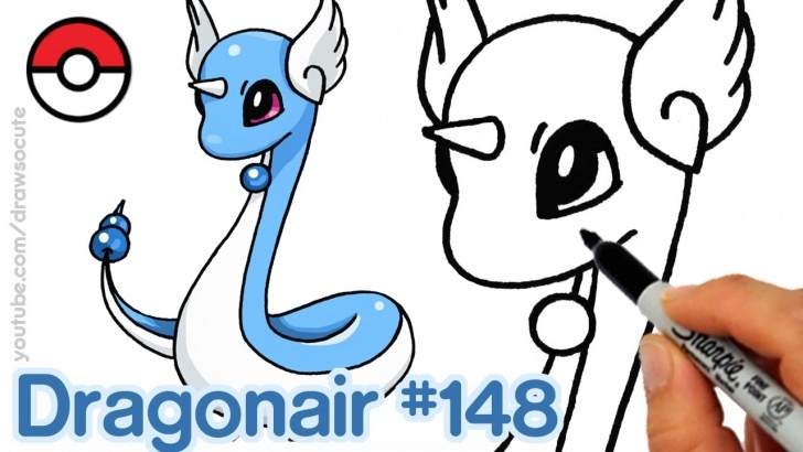 Learning Pokemon Drawings In Pencil Easy Tutorials How To Draw Pokemon Dragonair Step By Step Easy And Cute Pics