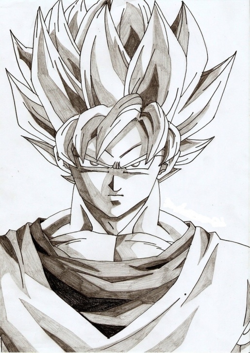 Learning Super Pencil Drawings Courses Goku Pencil Sketch At Paintingvalley | Explore Collection Of Picture