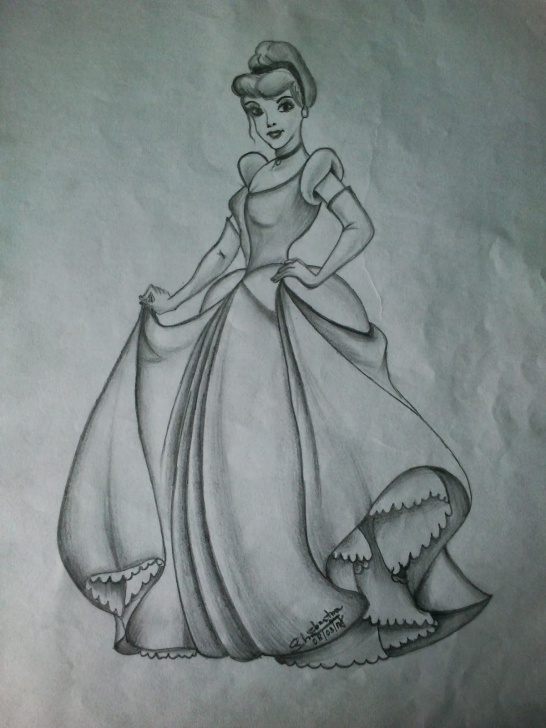 Marvelous Cinderella Pencil Drawing Simple Cinderella Pencil Sketch And Cinderella Pencil Sketches Cinderella Pic