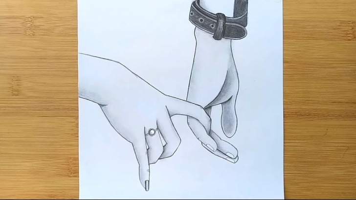 Marvelous Romantic Couple Pencil Sketches Ideas Romantic Couple Holding Hands Pencil Sketch || How To Draw Holding Hands Pictures