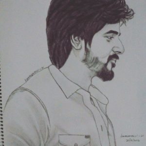 Sivakarthikeyan Pencil Drawing