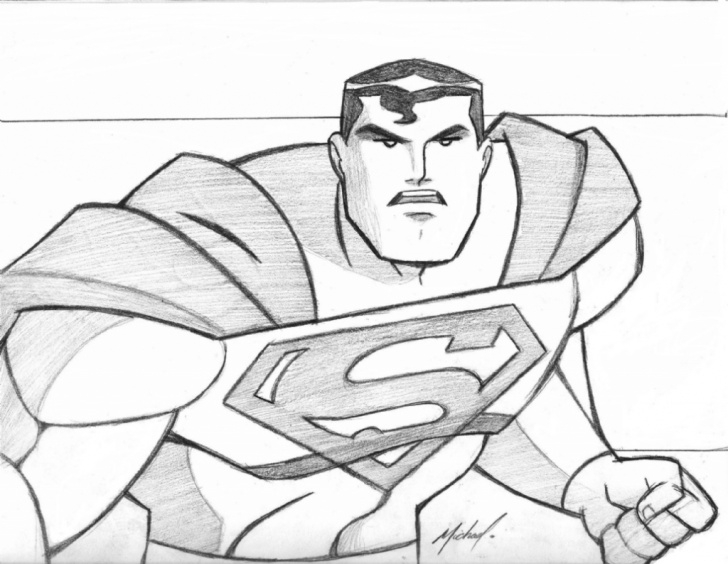 Marvelous Superman Pencil Sketch Tutorial Superman Pencil Sketch And Drawings Of Superman Superman Pencil Pictures