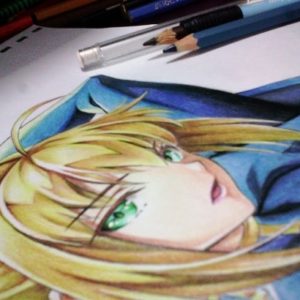 Anime Colored Pencil