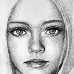Beautiful Girl Face Sketch