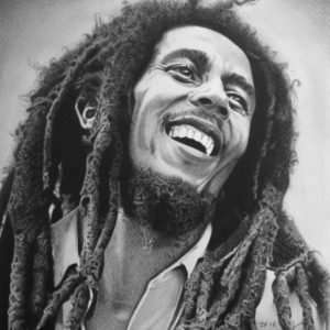 Bob Marley Pencil Drawing