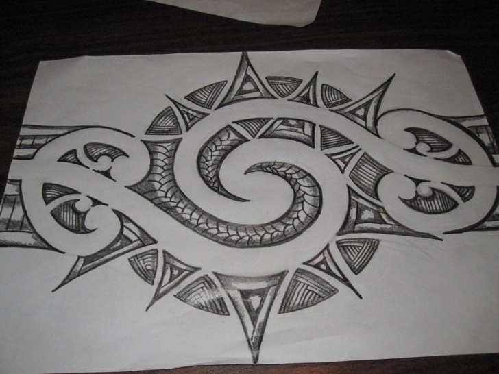 Most Inspiring Design Pencil Sketch Lessons Deviantart: More Like Maori Inspired Tattoo Design. Pencil Sketch Picture