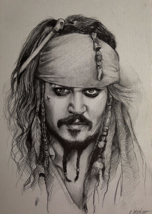 Most Inspiring Jack Sparrow Pencil Sketch Lessons Pin By Athulya M Mukundan On Wonderful Art In 2019 | Pencil Portrait Pics