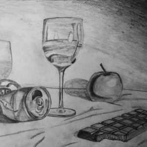 Still Life Pencil Sketch