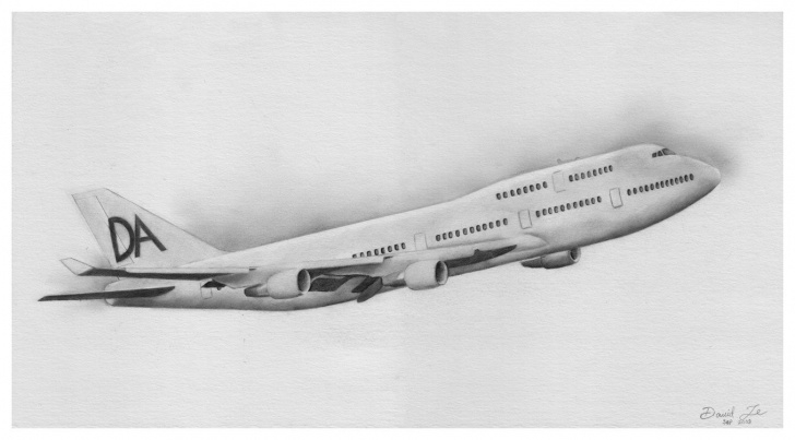 Nice Aeroplane Pencil Drawing Lessons On The Wing By David Te - Pencil Drawing | Art In 2019 | Airplane Photo