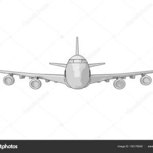 Aeroplane Pencil Drawing