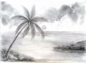 Nice Amazing Pencil Drawings Of Nature Courses Pencil Sketches Of Nature At Paintingvalley | Explore Collection Image