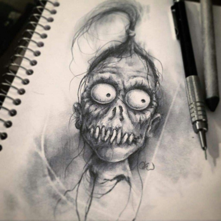 Nice Horror Pencil Drawings Easy Creepy Pencil Drawings And Awesome Creepy Drawings | Horror Amino Photo