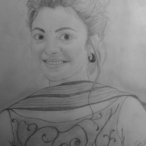 Kajal Agarwal Sketch
