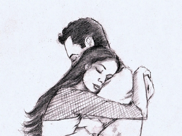 Nice Pencil Sketches Of Cute Couples Hugging Step by Step Pencil Drawings Of Couples Hugging Photo Album - Sabadaphnecottage Photo