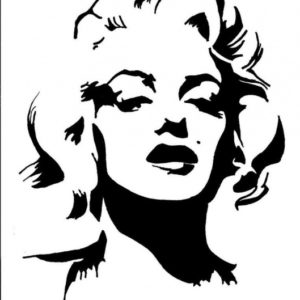 Stencil Art Drawing