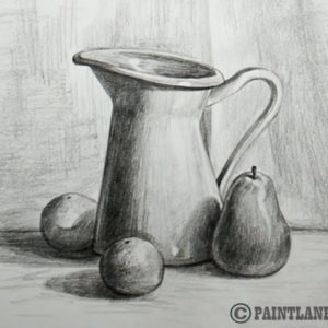 Still Life Drawings In Pencil With Shading