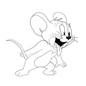 Tom And Jerry Pencil Sketch