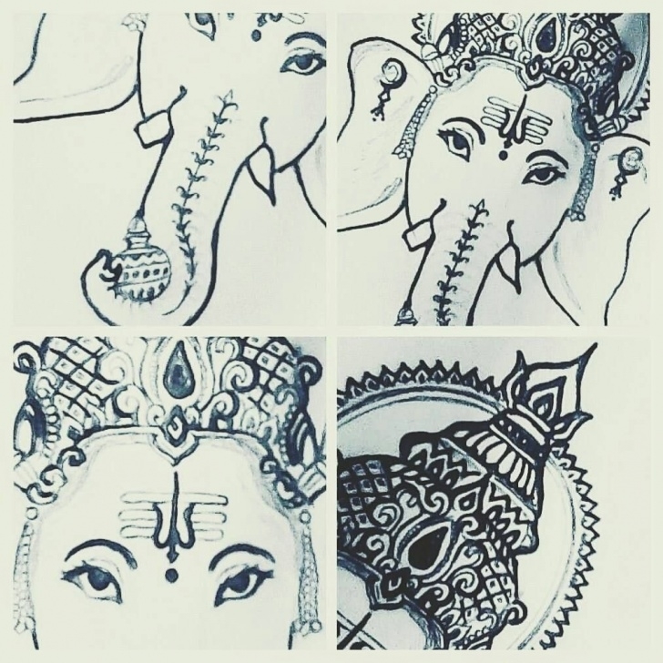 Nice Vinayagar Pencil Sketch Step by Step My Drawing Of Lord Ganesha! #art #sketch #drawing #sathishlive Pics