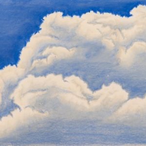 Drawing Clouds With Pencil