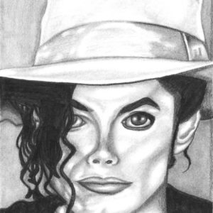 Michael Jackson Pencil Sketch