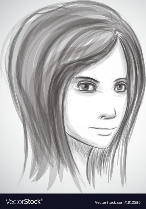 Outstanding Pencil Drawing Girl Face Techniques for Beginners Beauty Girl Face Pencil Sketch Portrait Imitation Images