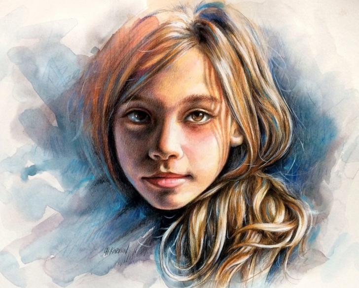 Outstanding Watercolor And Colored Pencil Techniques for Beginners Pin By Lana Sammons On Art In 2019 | Colored Pencil Portrait, Pencil Picture