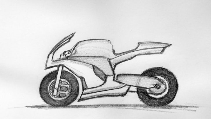 Popular Bicycle Pencil Drawing Simple Bike Sketch 22.08.2015 Images