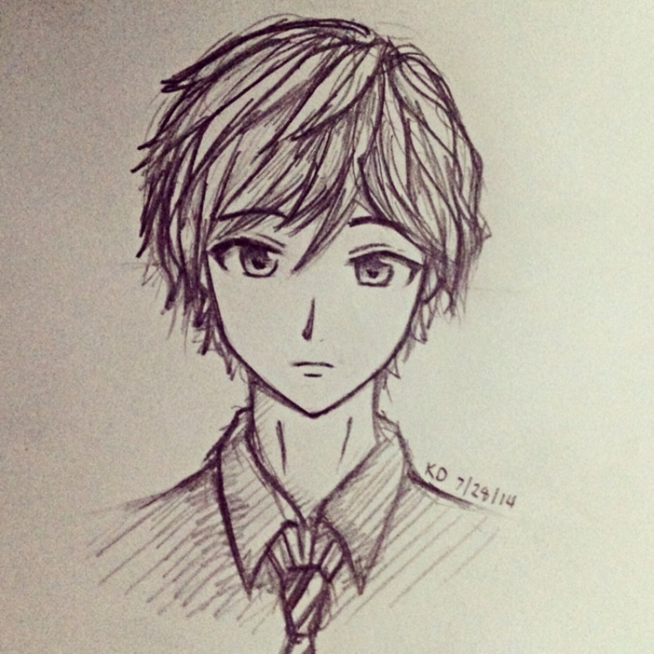 Popular Drawing Anime Pencil Lessons Pencil Sketch Anime At Paintingvalley | Explore Collection Of Images