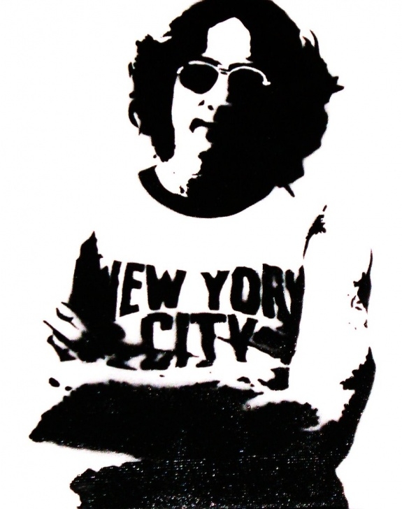 Popular John Lennon Stencil Art Tutorials John Lennon Stencil | Sotx So Tx | Flickr Images