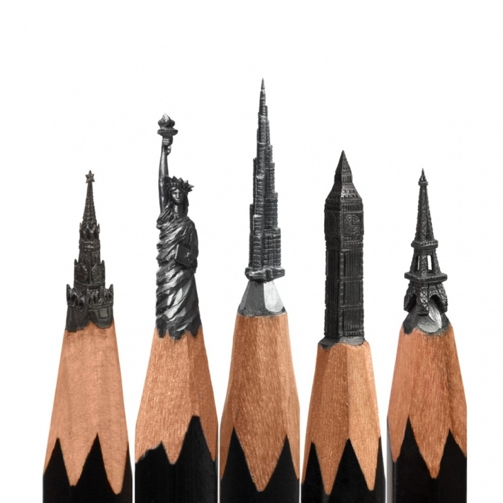 Popular Pencil Carving Artist Easy Salavat Fidal - Pencil Tip Carving | Micro Sculptures | Artsy Nature Image