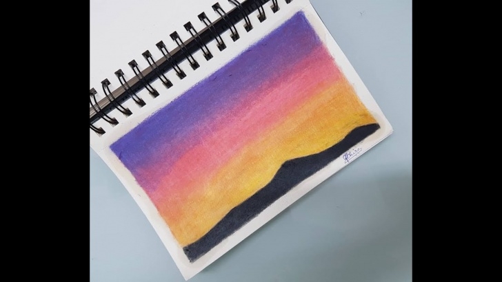 Popular Sunset With Colored Pencils Ideas Drawing Sunset Using Colored Pencils Pic