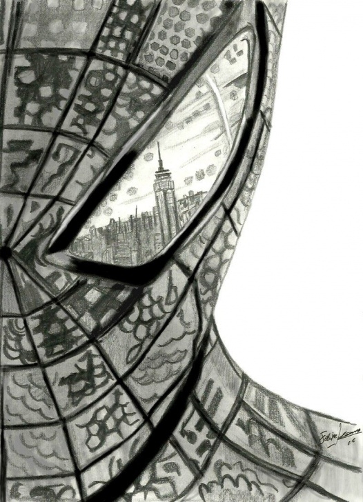 The Amazing Spider Man Drawing In Pencil | ProDrawingClub - Pencil Art ...