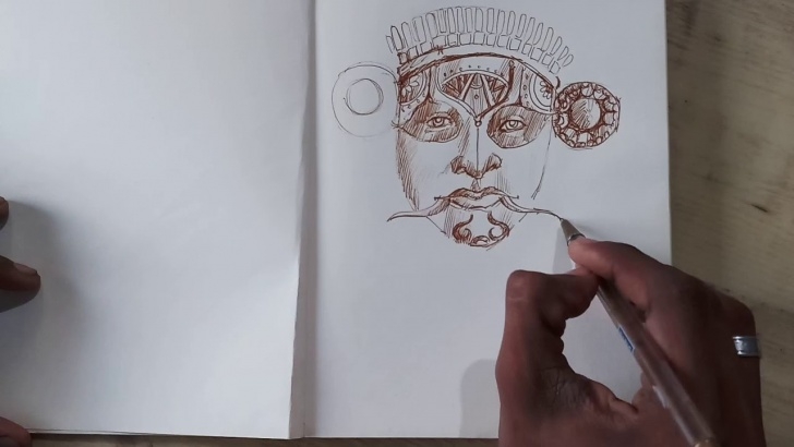 Popular Theyyam Pencil Drawing Tutorial Theyyam Sketch Tutorials Photos