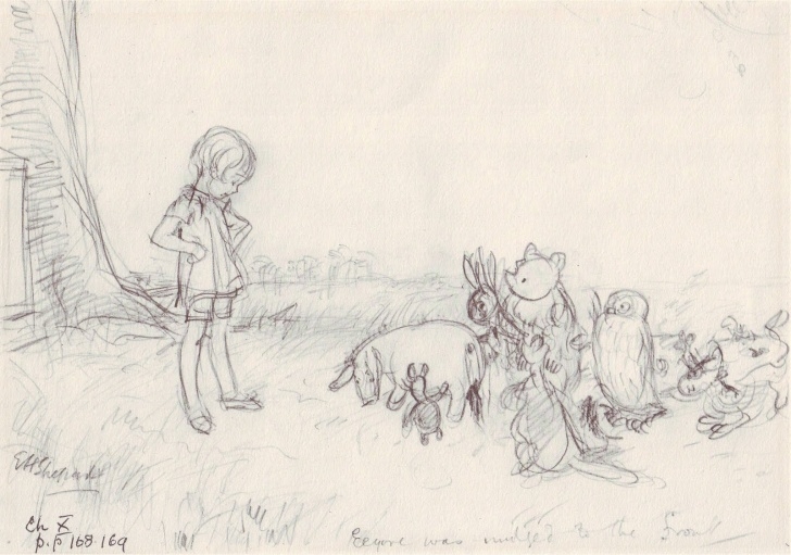 Popular Winnie The Pooh Pencil Drawings Step by Step Original Art Stories: Winnie The Pooh Pencil Sketches Pics